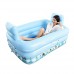 Bathtubs Freestanding Household Inflatable Blue Adult Double tub Thick Warm Folding (Color : Electric Pump  Size : 150cm) - B07H7JQ6HD